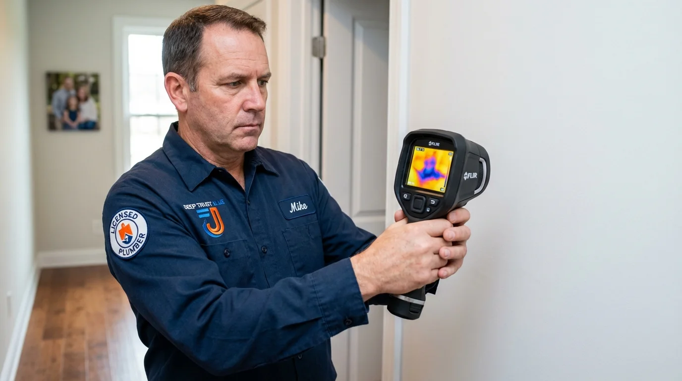 Thermal imaging leak detection by Johns Plumbing LLC in Avondale Estates